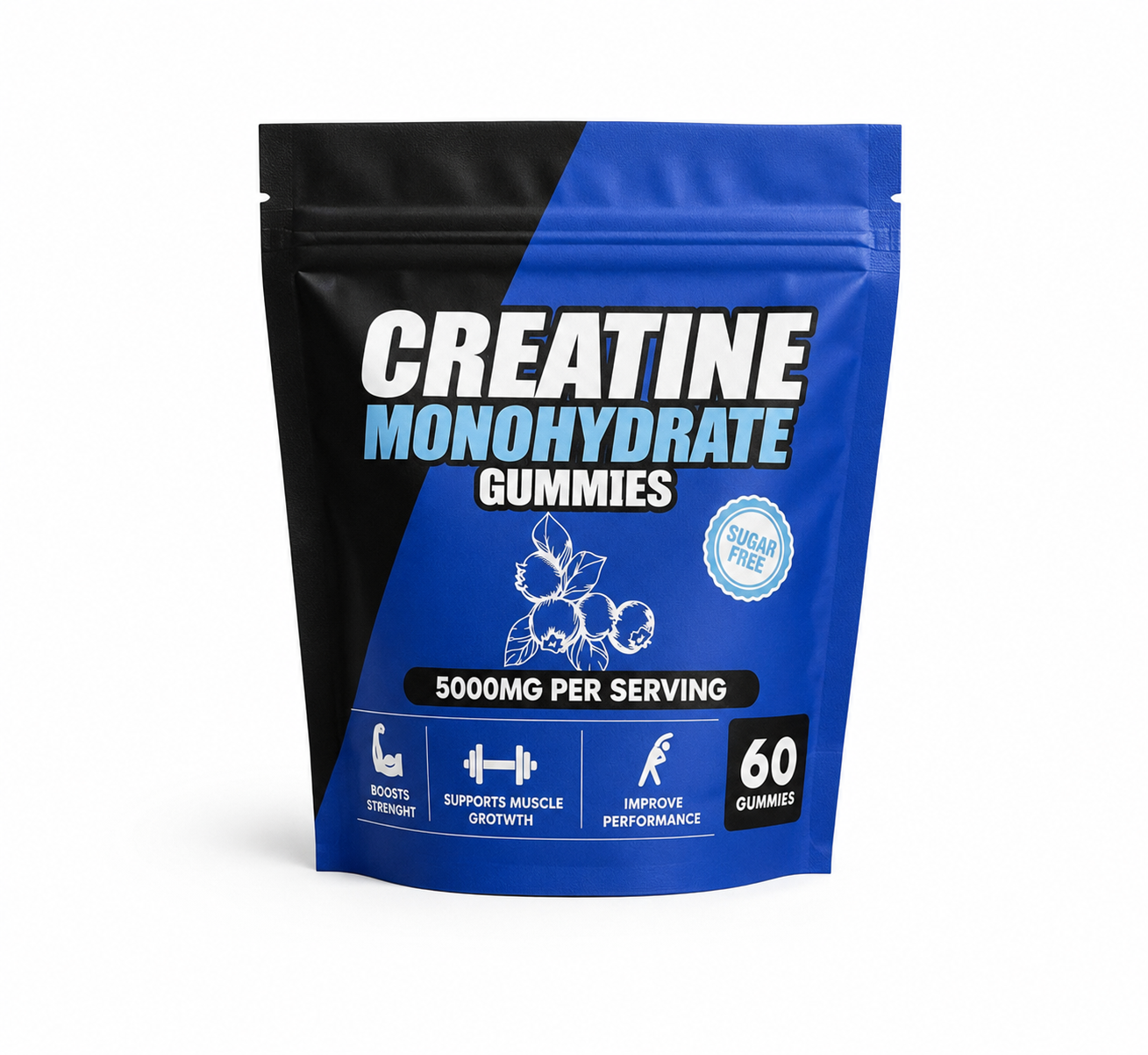 BRÜT Creatine Gummies | Fuerza, Energía y Rendimiento