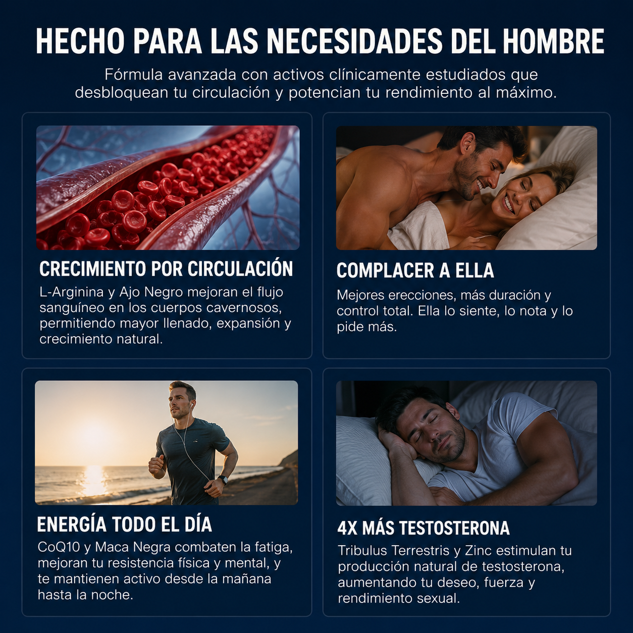 Selerb NAD+ · Energía y Vitalidad Masculina